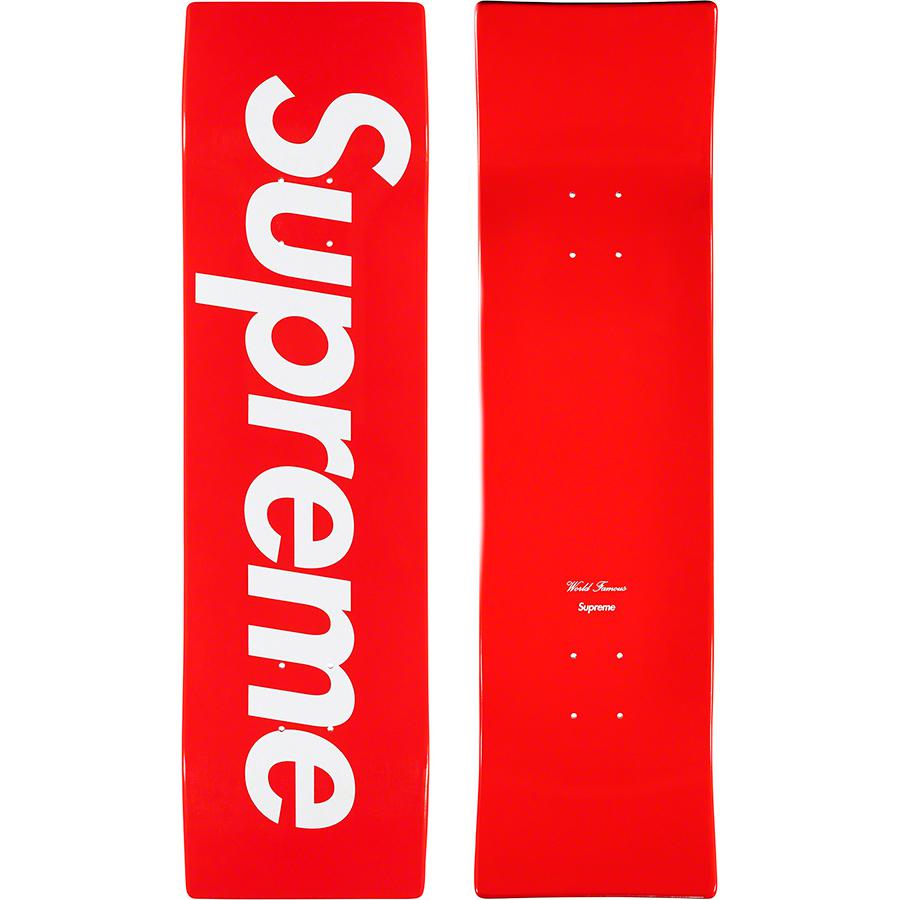 Supreme Uncut Box Logo Skateboard Deck Red
