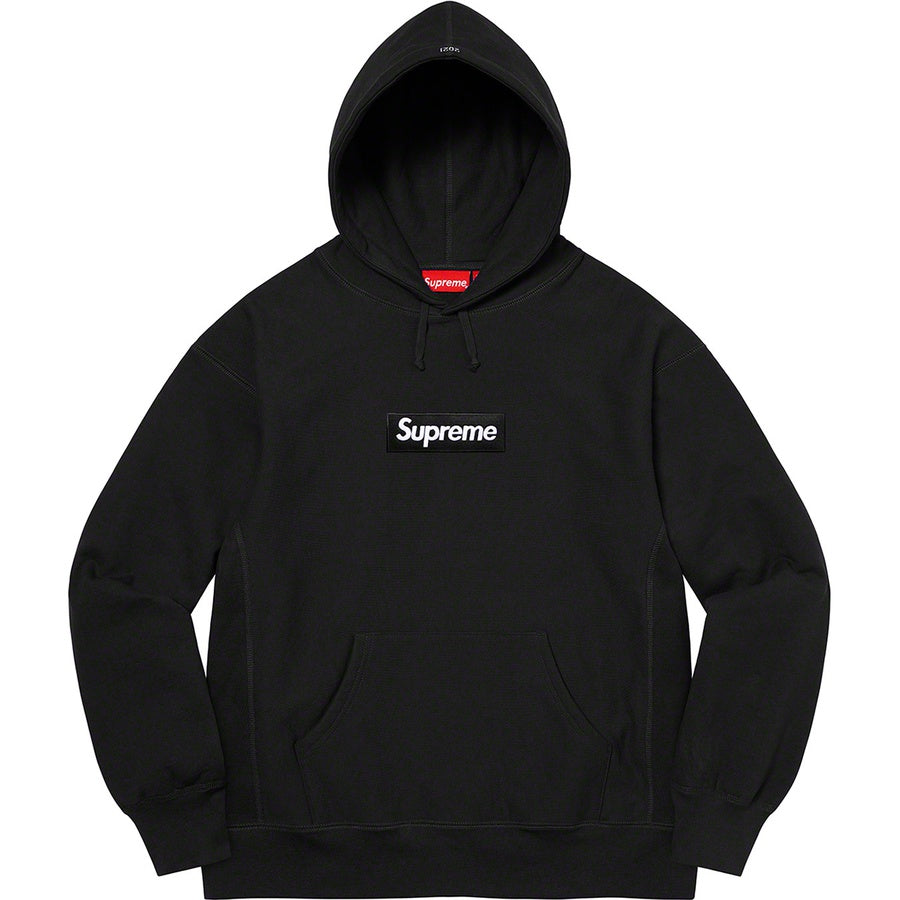 Supreme West Hollywood Box Logo Black Hooded Sweatshirt