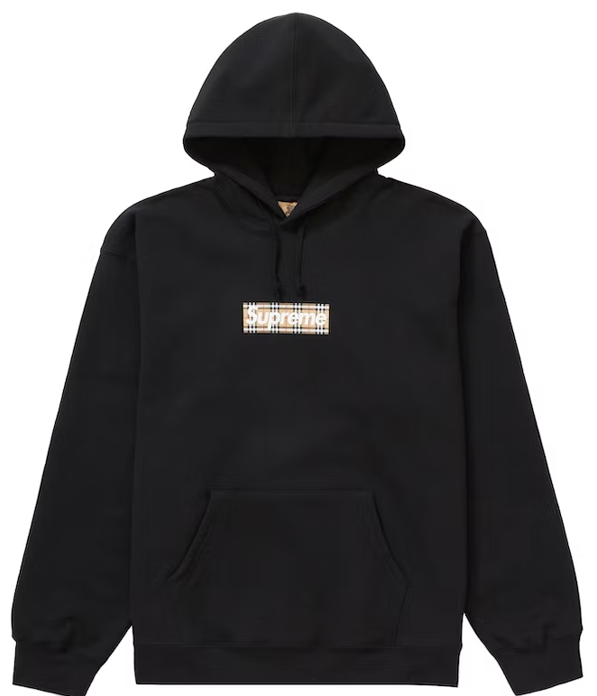 Supreme Burberry Box Logo Hoodie