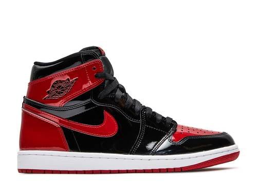 AIR JORDAN 1 RETRO HIGH OG 'PATENT BRED' GS - New Leaf
