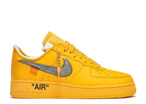 Nike Air Force 1 Low Off-White ICA University Gold - New Leaf