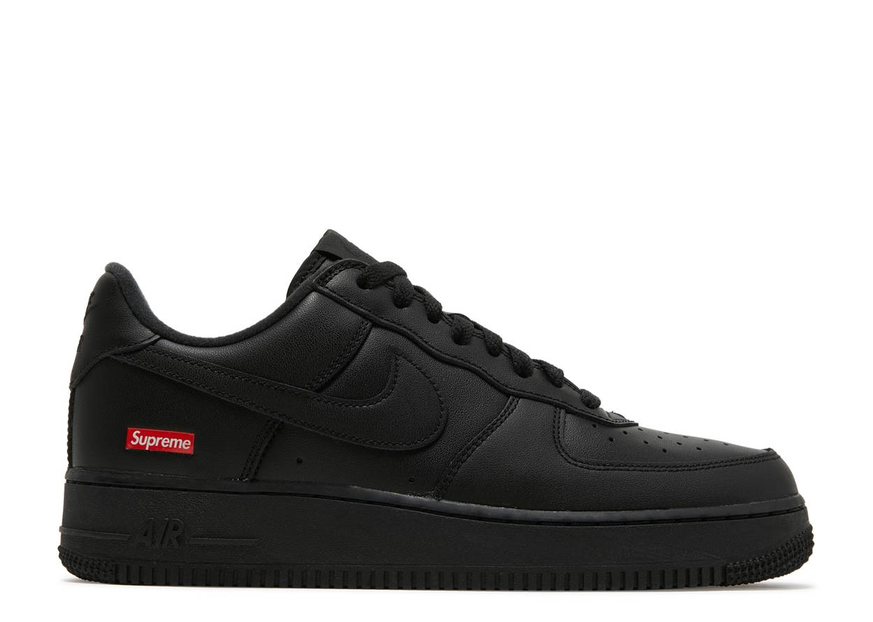 SUPREME X AIR FORCE 1 LOW 'BOX LOGO - BLACK'