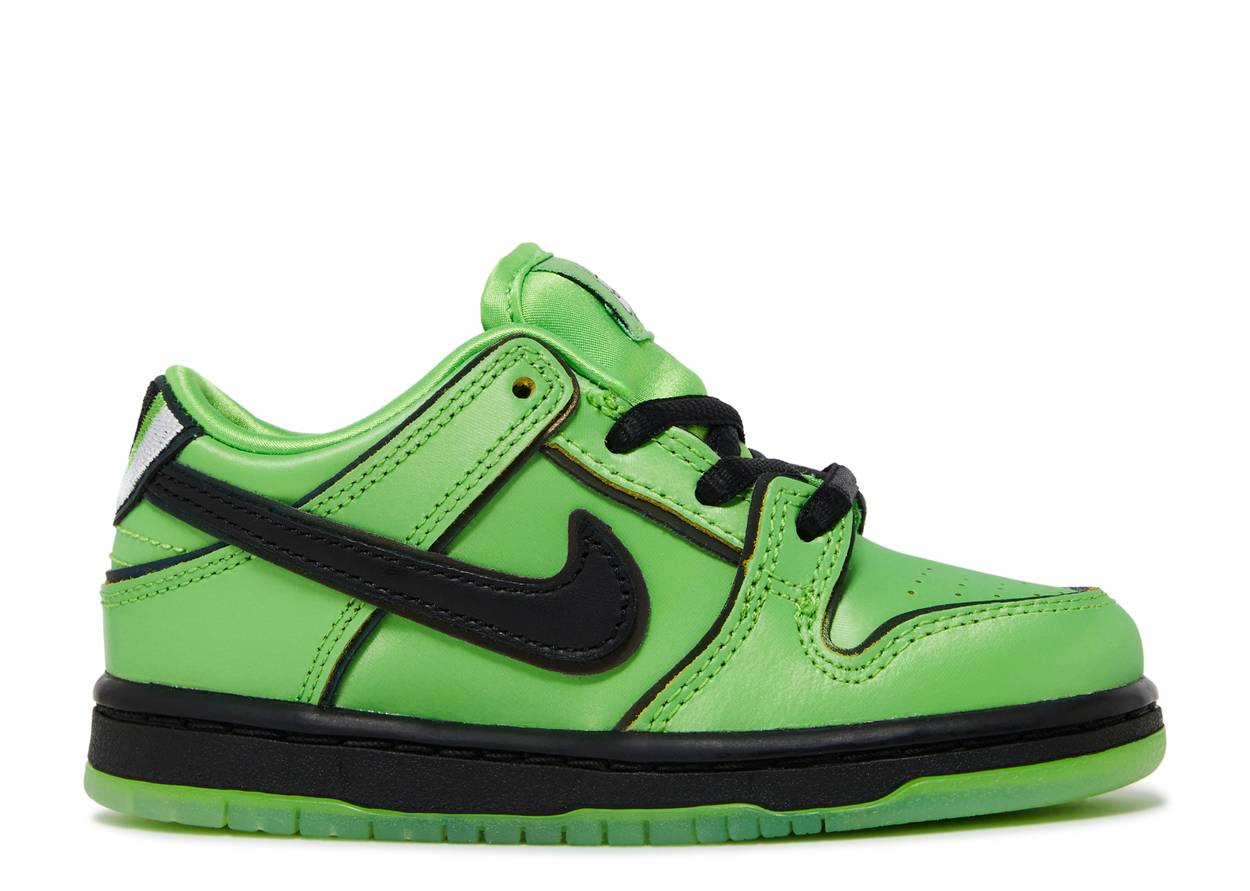 THE POWERPUFF GIRLS X DUNK LOW PRO SB QS TD 'BUTTERCUP'