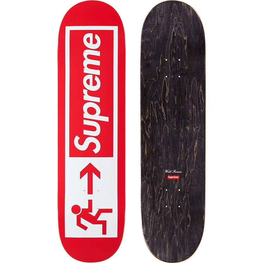 Supreme Exit Skateboard Deck Red