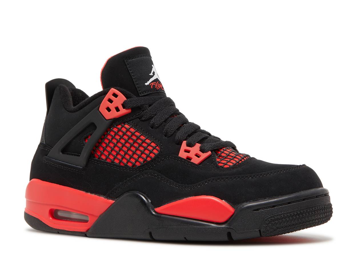 AIR JORDAN 4 RETRO GS 'RED THUNDER'