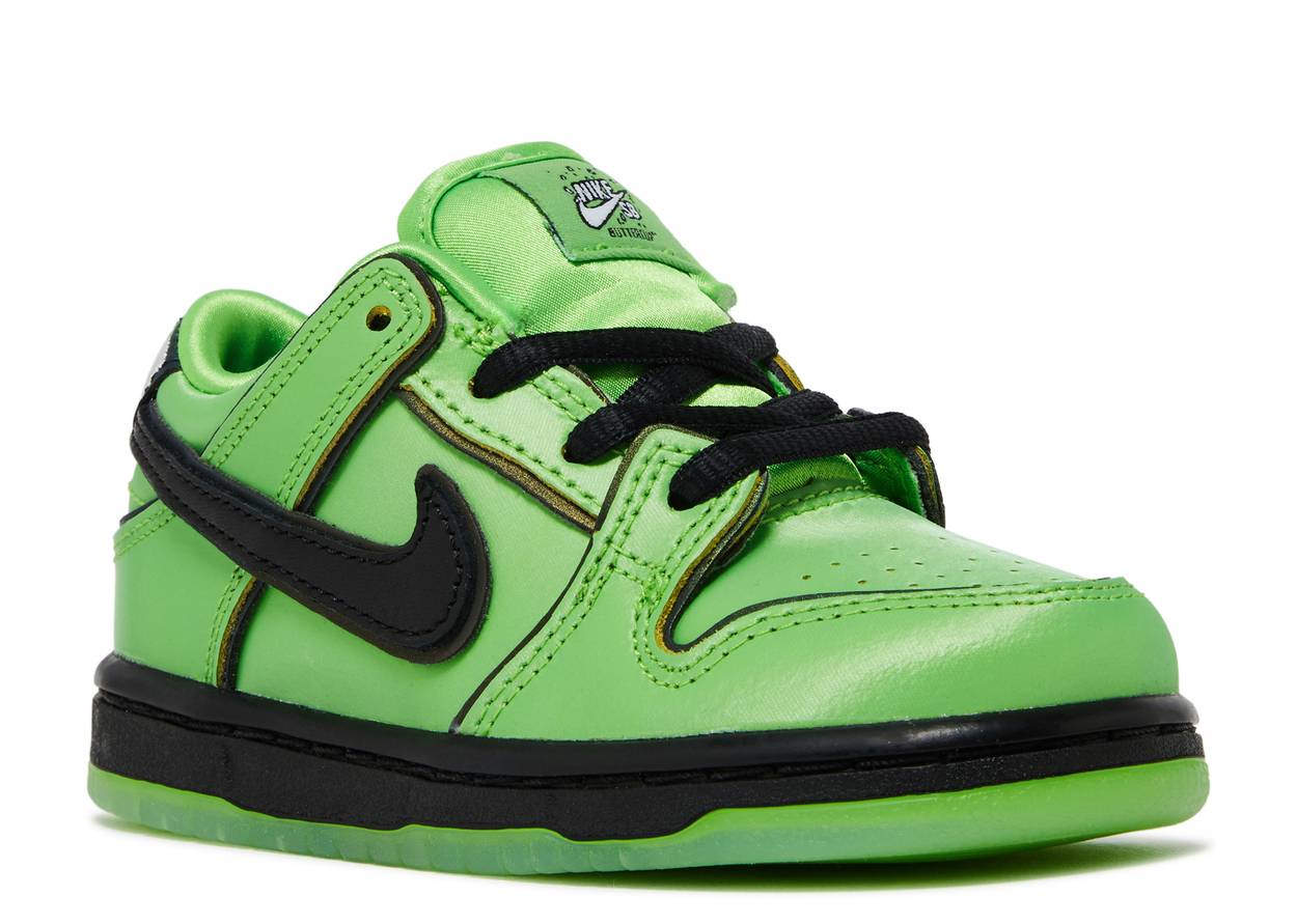 THE POWERPUFF GIRLS X DUNK LOW PRO SB QS TD 'BUTTERCUP'