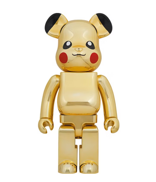 Bearbrick Pikachu 1000% Gold Chrome Ver.