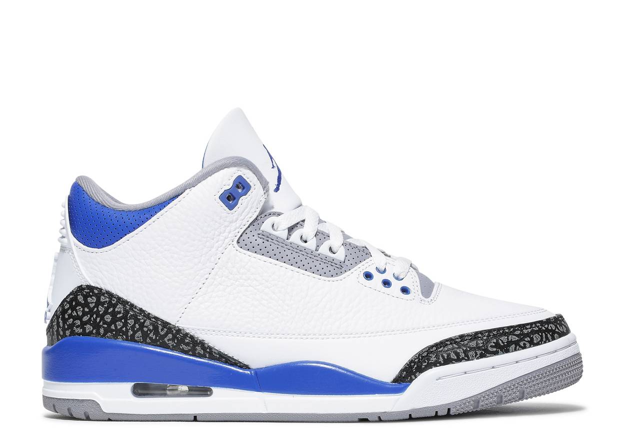 AIR JORDAN 3 RETRO GS 'RACER BLUE'