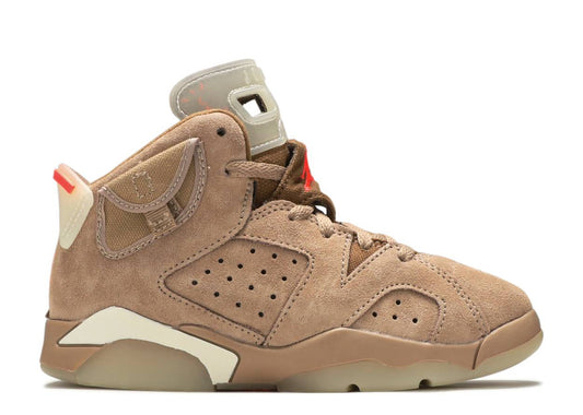 TRAVIS SCOTT X AIR JORDAN 6 RETRO PS 'BRITISH KHAKI'