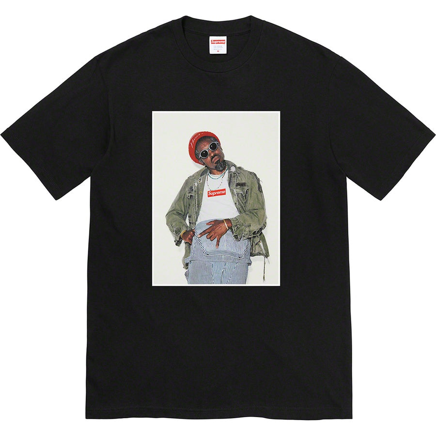 SUPREME ANDRÉ 3000 BLACK TEE