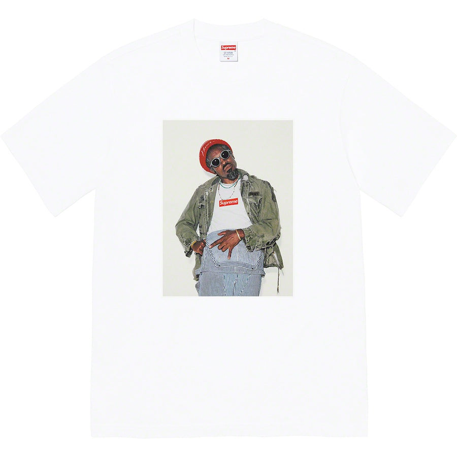 SUPREME ANDRÉ 3000 WHITE TEE