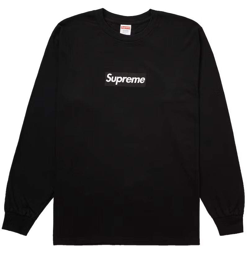 Supreme Box Logo L/S Black Tee