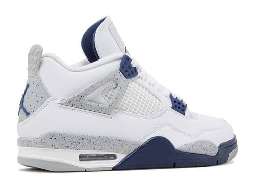 AIR JORDAN 4 RETRO 'MIDNIGHT NAVY GS - New Leaf