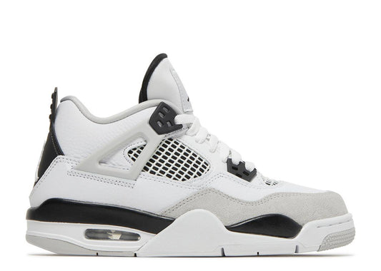 AIR JORDAN 4 RETRO 'MILITARY BLACK' GS - New Leaf