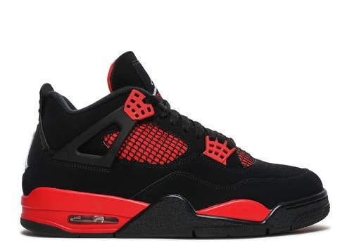 AIR JORDAN 4 RETRO 'RED THUNDER' - New Leaf