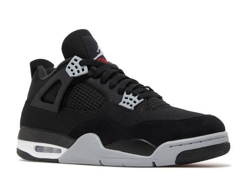 AIR JORDAN 4 RETRO SE 'BLACK CANVAS' - New Leaf