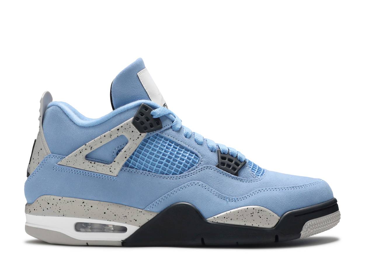 AIR JORDAN 4 RETRO 'UNIVERSITY BLUE' - New Leaf