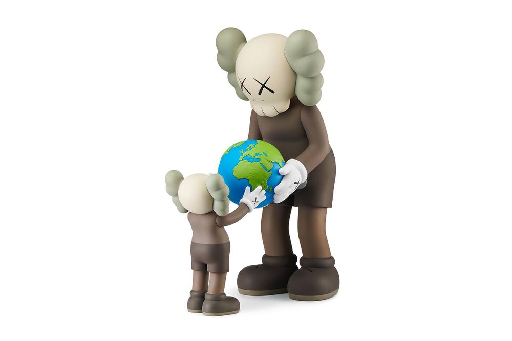 KAWS THE PROMISE Vinyl Figure Brown - New Leaf