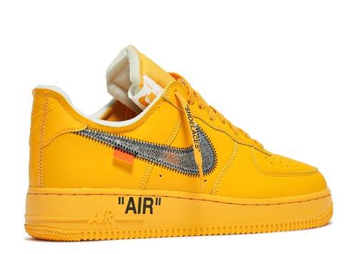 Nike Air Force 1 Low Off-White ICA University Gold - New Leaf